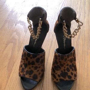 EUC 3.1 Phillip Lim Calf Hair Open toed sandals size 36.5